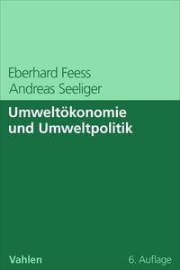 Produktbild: Umwelt&ouml;konomie und Umweltpolitik