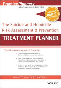 Produktbild: The Suicide and Homicide Risk Assessment and Prevention Treatment Planner, with DSM-5 Updates