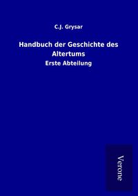Produktbild: Handbuch der Geschichte des Altertums