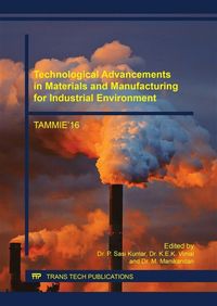 Produktbild: Technological Advancements in Materials and Manufacturing for Industrial Environment