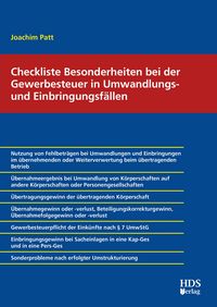 Produktbild: Checkliste Besonderheiten bei der Gewerbesteuer in Umwandlungs- und Einbringungsf&auml;llen