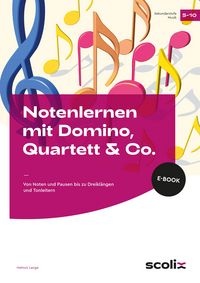 Produktbild: Notenlernen mit Domino, Quartett & Co.