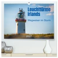 Produktbild: Leuchtt&uuml;rme Irlands (hochwertiger Premium Wandkalender 2027 DIN A2 quer), Kunstdruck in Hochglanz