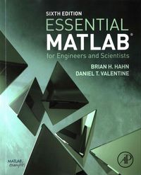 Produktbild: Hahn, B: Essential MATLAB for Engineers and Scientists