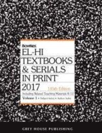 Produktbild: El-Hi Textbooks & Serials in Print - 2 Volume Set, 2017