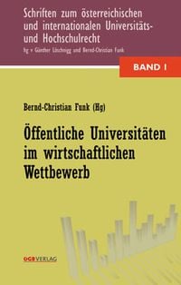 Produktbild: &Ouml;ffentliche Universit&auml;ten im wirtschaftlichen Wettbewerb