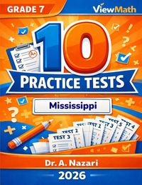 Produktbild: 10 Mississippi MAAP Grade 7 Math Practice Tests