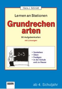 Produktbild: Grundrechenarten &ndash; Lernen an Stationen