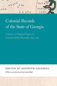 Produktbild: Colonial Records of the State of Georgia