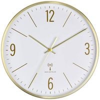 Produktbild: TFA Dostmann 60.3534.53 Funk Wanduhr 30mm x 4.5mm x 30mm Gold