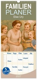 Produktbild: Familienplaner 2027 - Else Ury mit 5 Spalten (Wandkalender, 21 x 45 cm) CALVENDO