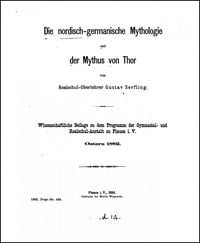 Produktbild: Die nordisch-germanische Mythologie und der Mythos von Thor.