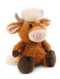 Produktbild: NICI 61118 - Farm Friends, Hochlandrind McMooray, Pl&uuml;sch, sitzend, 33 cm, GREEN