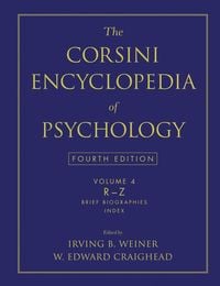Produktbild: The Corsini Encyclopedia of Psychology, Volume 4