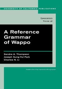 Produktbild: A Reference Grammar of Wappo