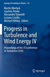 Produktbild: Progress in Turbulence and Wind Energy IV
