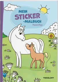 Produktbild: Mein Sticker-Malbuch. Pferde & Ponys