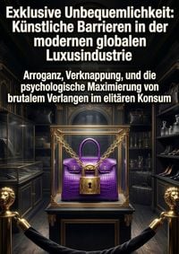 Produktbild: Exklusive Unbequemlichkeit: K&uuml;nstliche Barrieren in der modernen globalen Luxusindustrie