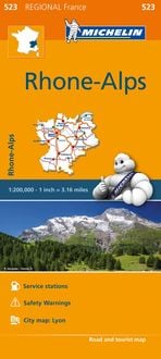 Produktbild: Rhône, Alpes-Rhone, Alps 1:200.000