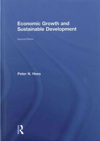 Produktbild: Hess, P: Economic Growth and Sustainable Development