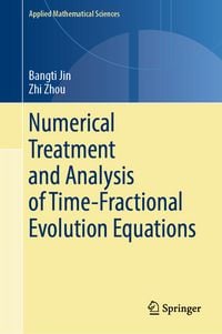 Produktbild: Numerical Treatment and Analysis of Time-Fractional Evolution Equations