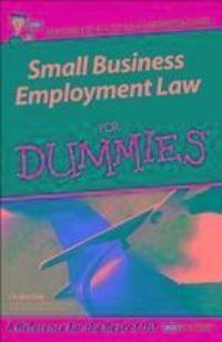 Produktbild: Small Business Employment Law For Dummies