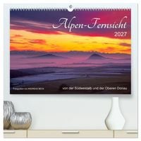 Produktbild: Alpen-Fernsichten von der S&uuml;dwestalb und Oberen Donau (hochwertiger Premium Wandkalender 2027 DIN A2 quer), Kunstdruck in Hochglanz