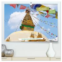 Produktbild: Nepal Eine Reise durch ein faszinierendes Land (hochwertiger Premium Wandkalender 2026 DIN A2 quer), Kunstdruck in Hochglanz
