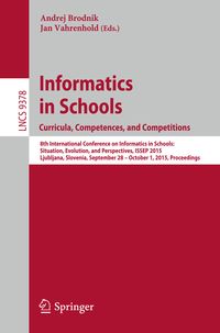 Produktbild: Informatics in Schools. Curricula, Competences, and Competitions