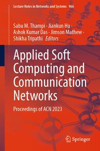 Produktbild: Applied Soft Computing and Communication Networks