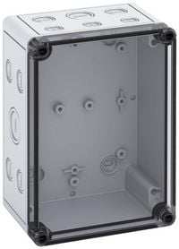 Produktbild: Spelsberg TK PC 1813-9-TM Installations-Geh&auml;use 130 x 180 x 90 Polystyrol, Polycarbonat, Polyurethan, Polyamid Lichtgrau 1 St.