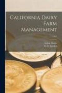 Produktbild: California Dairy Farm Management; C417