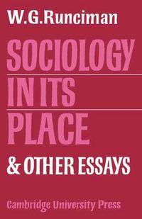 Produktbild: Sociology in Its Place