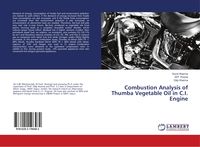 Produktbild: Combustion Analysis of Thumba Vegetable Oil in C.I. Engine