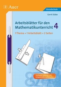 Produktbild: Arbeitsbl&auml;tter f&uuml;r den Mathematikunterricht 4