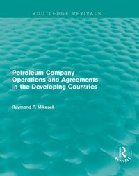 Produktbild: Petroleum Company Operations and Agreements in the Developing Countries