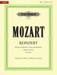 Produktbild: Piano Concerto No. 20 in D minor K466 (Edition for 2 Pianos)