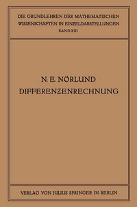 Produktbild: Vorlesungen &uuml;ber Differenzenrechnung
