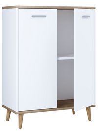 Produktbild: Holz Kommode Dielenm&ouml;bel Sideboard Anrichte Lindas