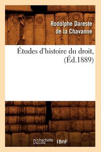 Produktbild: &Eacute;tudes d'histoire du droit, (&Eacute;d.1889)