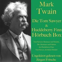 Produktbild: Mark Twain: Die Tom Sawyer & Huckleberry Finn H&ouml;rbuch Box