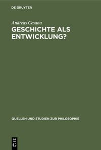 Produktbild: Geschichte als Entwicklung?