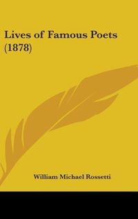 Produktbild: Lives Of Famous Poets (1878)