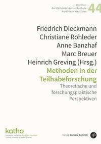 Produktbild: Methoden in der Teilhabeforschung