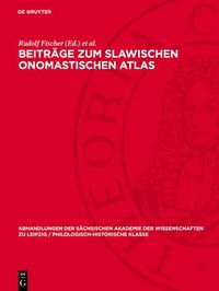 Produktbild: Beitr&auml;ge zum slawischen onomastischen Atlas