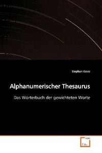 Produktbild: Krass, S: Alphanumerischer Thesaurus