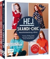 Produktbild: Hej.Skandi-Chic &ndash; Wohlf&uuml;hlkleidung n&auml;hen &ndash; Doppeltes N&auml;hgl&uuml;ck: 2 B&uuml;cher im Set
