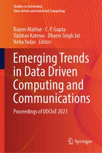 Produktbild: Emerging Trends in Data Driven Computing and Communications