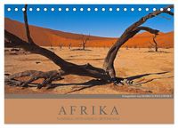 Produktbild: Afrika Impressionen. NAMIBIA - S&Uuml;DAFRIKA - BOTSWANA (Tischkalender 2026 DIN A5 quer), CALVENDO Monatskalender