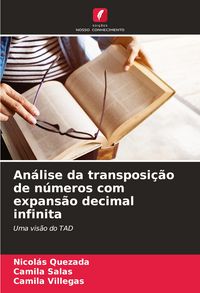 Produktbild: An&aacute;lise da transposi&ccedil;&atilde;o de n&uacute;meros com expans&atilde;o decimal infinita